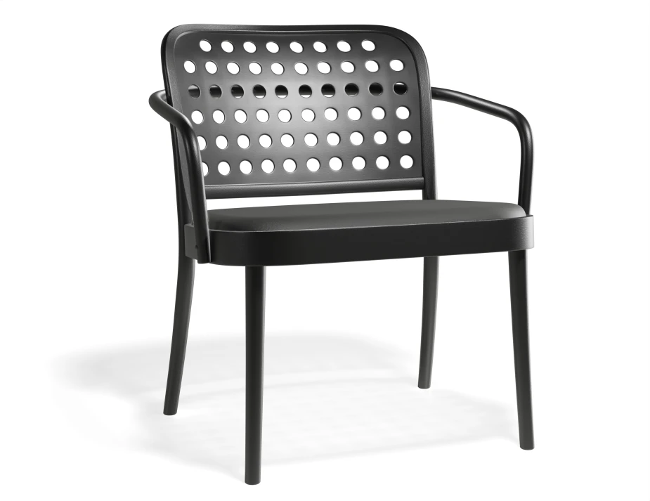 822 Lounge Armchair Blackgrain Mdr