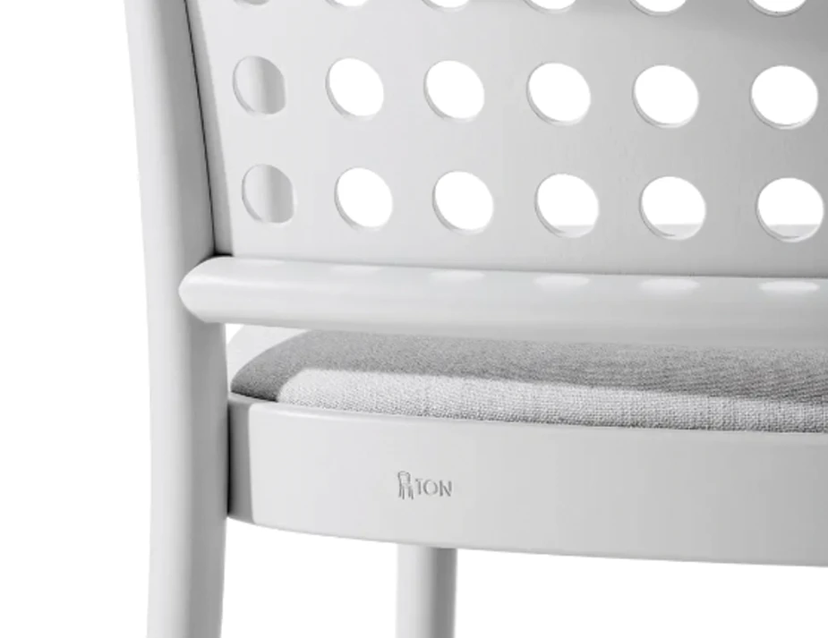 822 Lounge Armchair Pigment Padded Insitu