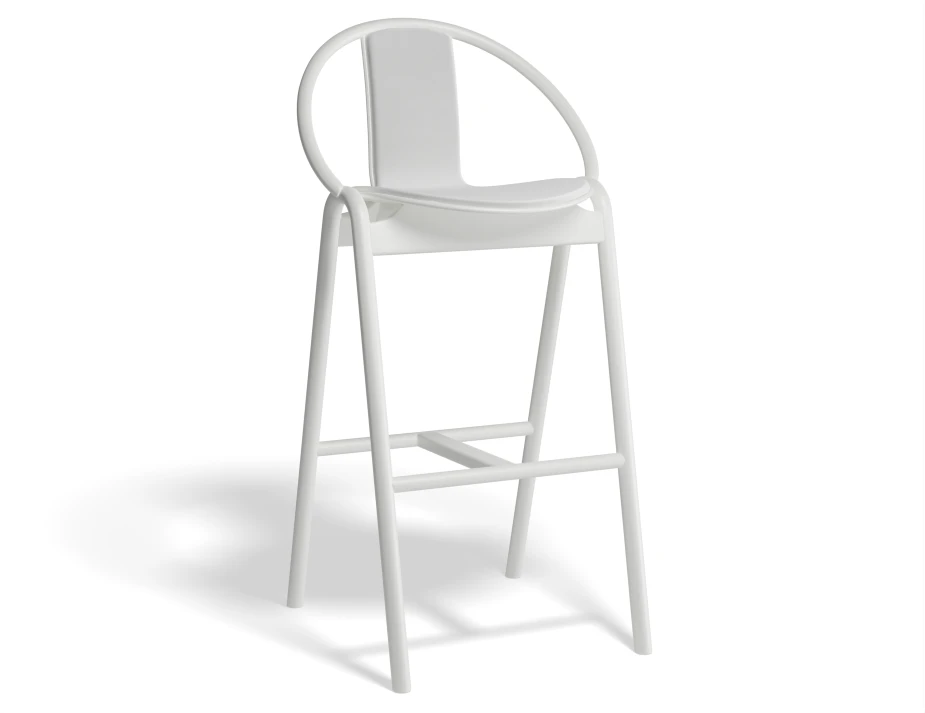 Again Barstool 75cm Fullpad Whitepigment Prince