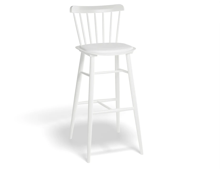 Ironica Barstool 80cm Pad Whitepigment Prince