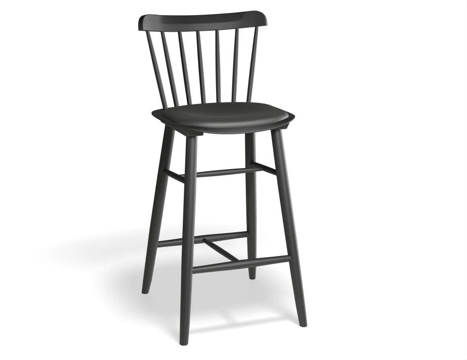 Ironica Kitchenstool 66cm Pad Blackgrain Mdr