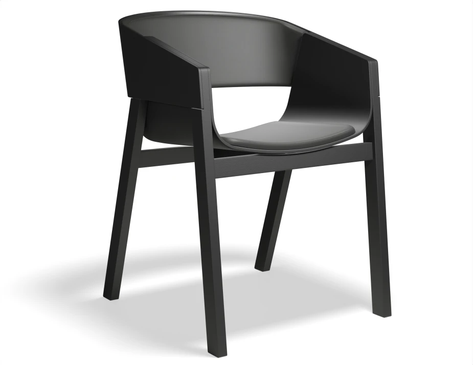 Merano Armchair Seatbackpad Blackgrain Mdr