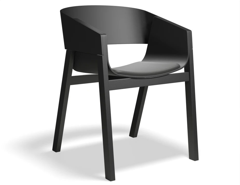 Merano Armchair Seatpad Blackgrain Mdr