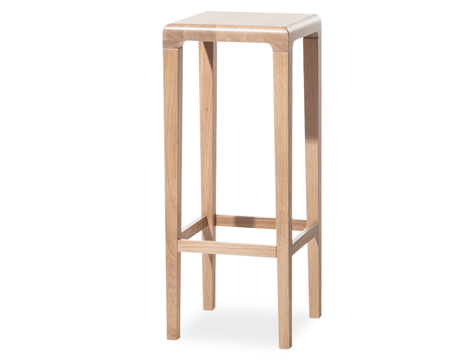 80cm Oak Bar Stool