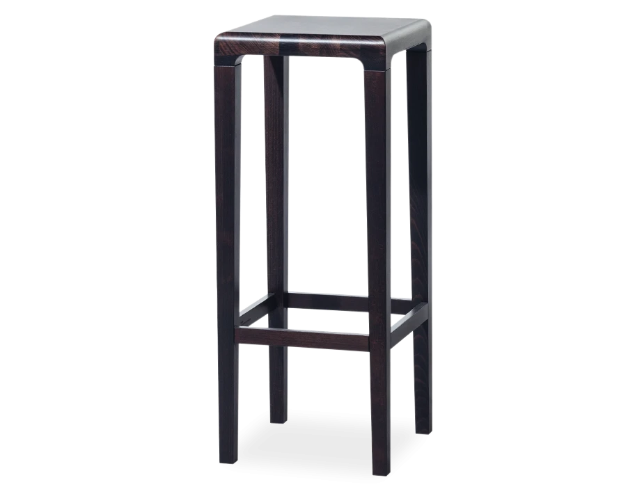 Dark Brown Restaurant Stool