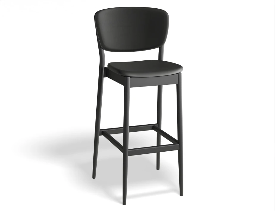 Valencia Barstool 75cm Backseatpad Blackgrain Mdr