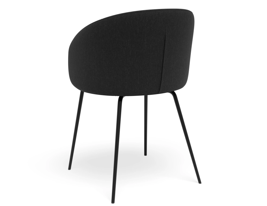 Henley Chair Metalleg Anthracite Black