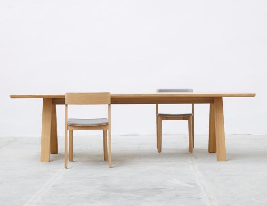Stelvio Dining Table - Natural Oak - 280cm x 100cm - by TON