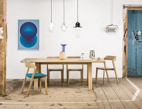 Stelvio Dining Table - Natural Oak - 220cm x 90cm - by TON