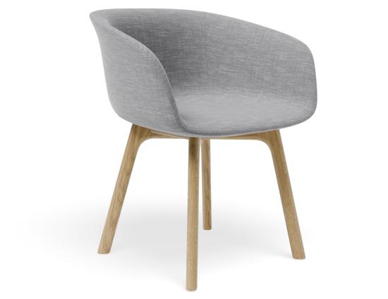 Lonsdale Armchair - Natural - Grey Linen Fabric