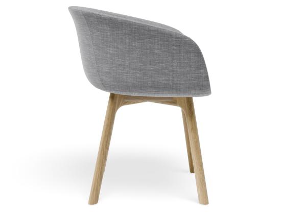 Lonsdale Armchair - Natural - Grey Linen Fabric