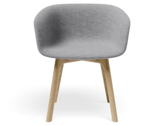 Lonsdale Armchair - Natural - Grey Linen Fabric