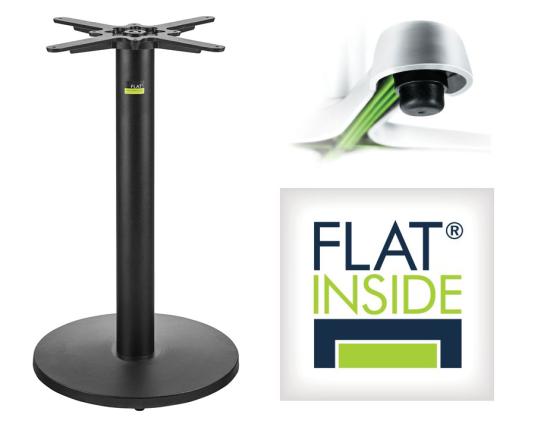 Flat Tech Cafe Table Base - AUTO-ADJUST UR17 (Min. order 4)