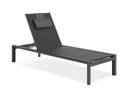 Alvor Sunlounge Headrest Sling Charcoal Product 01