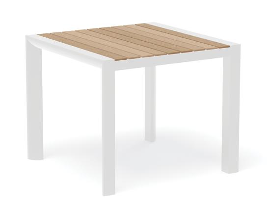 Vydel Table - Outdoor - 90cm x 90cm - White 