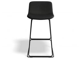 Umbria Stool 69cm Stormgreyseat Blackframe Front