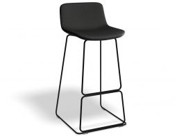 Umbria Stool 77cm Stormgreyseat Blackframe
