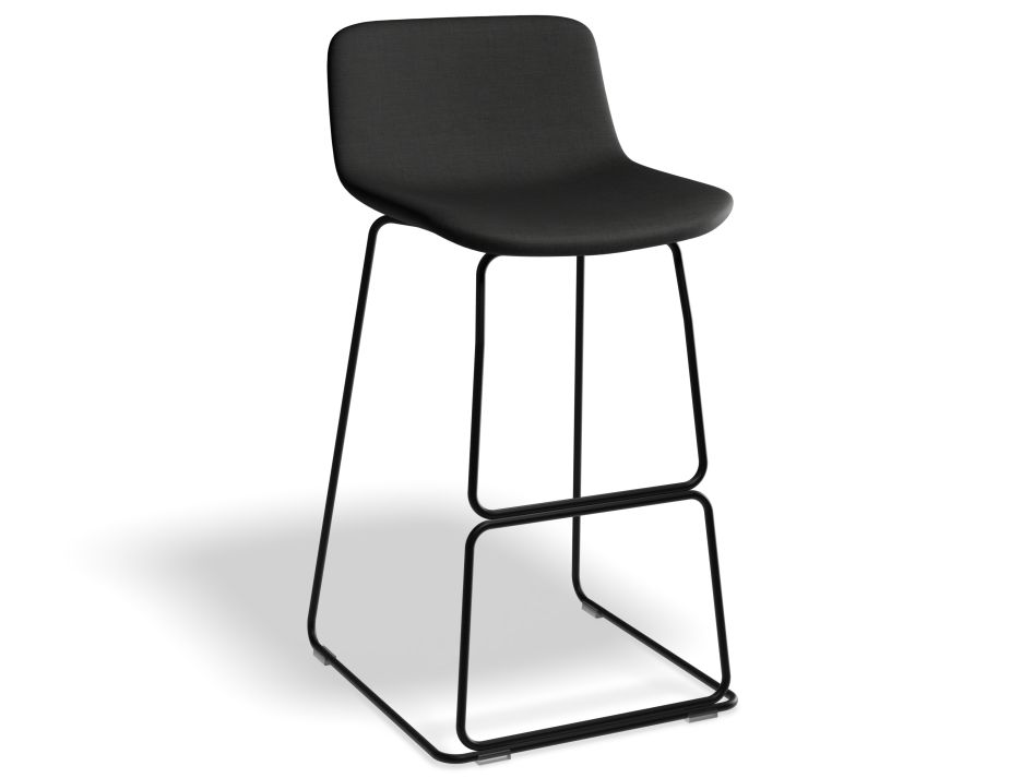 Umbria Stool 69cm Stormgreyseat Blackframe