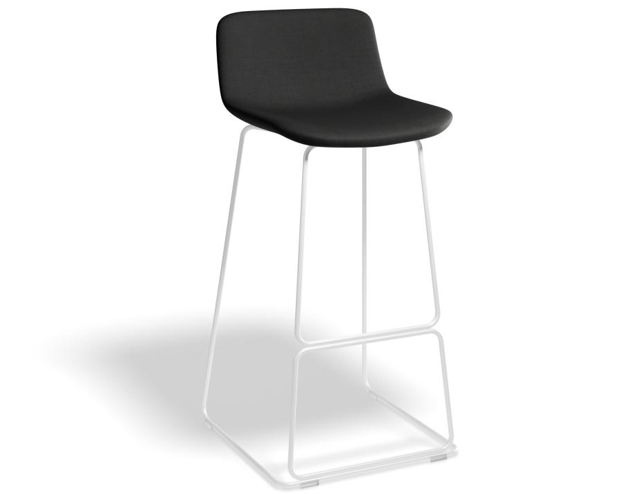 Umbria Stool 77cm Stormgreyseat Whiteframe