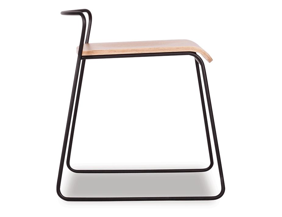 Krafter Low Black Frame Oak