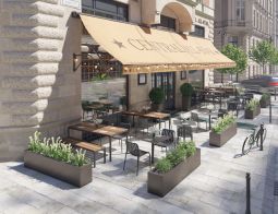 L 1 Cape Overall Charcoal