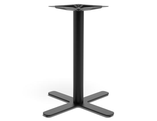 Brax Cross Cafe Table Base - Black