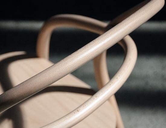 002 Chair - Natural - by TON