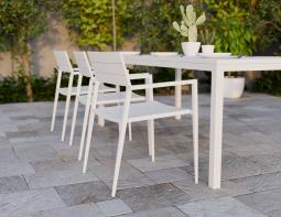 L 7 Halki Dining White