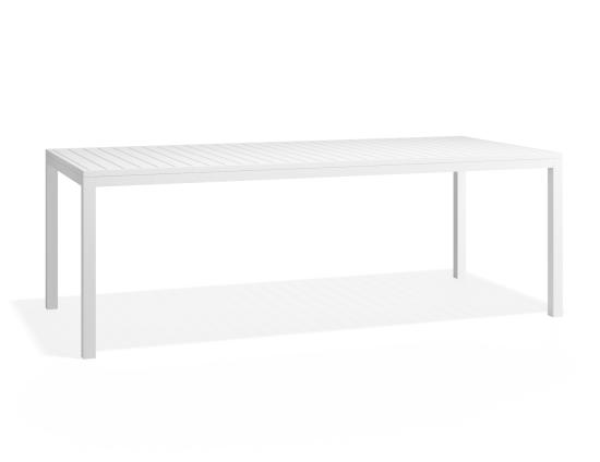 Halki Table - Outdoor - 220cm x 100cm - White 