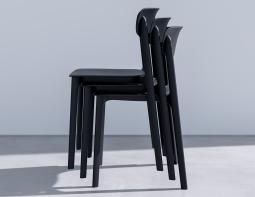 Notion Chair Stacking Black Product 01