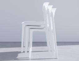 Notion Chair Stacking White Product 01