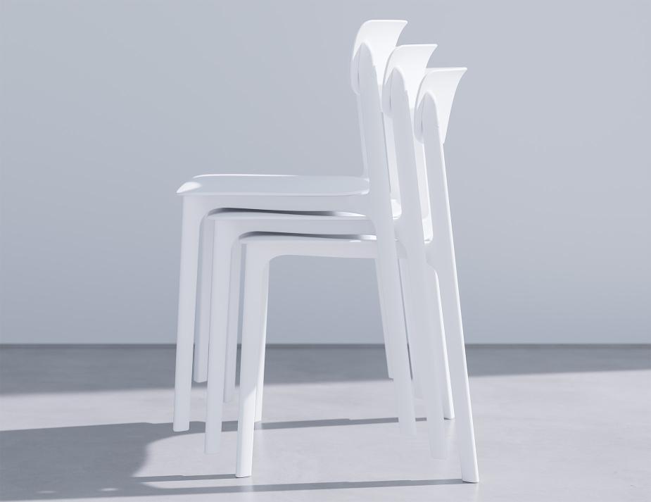 Notion Chair Stacking White Product 01