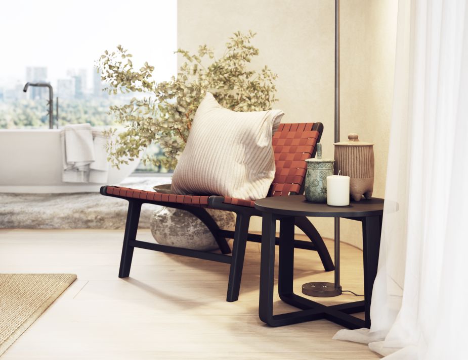 L 1 Eddy Sidetable Black