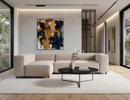 Black Alora Coffee Table Large