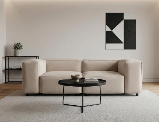 Alora Coffee Table - Black - Black - Medium