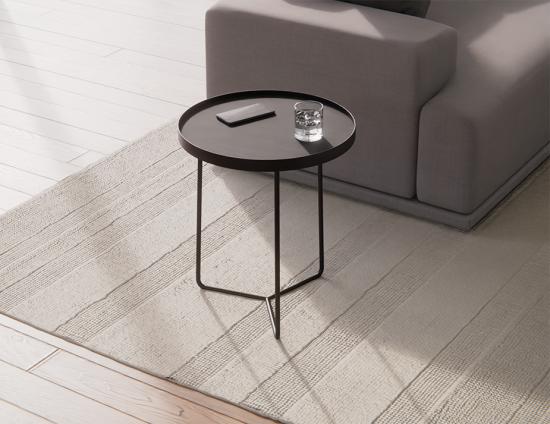 Alora Side Table - Black - Black 
