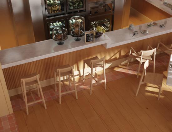 Andi Bar Stool - Natural 