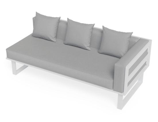 Vivara Sofa - White - Modular Section B Right Arm 