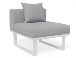 Vivara No Arm Sofa White