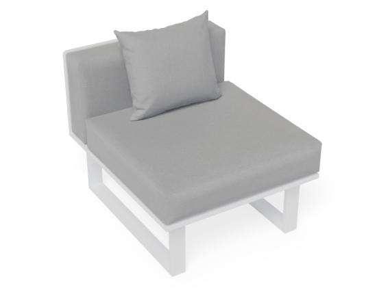 Vivara Sofa - White - Modular Section E - No Arm 