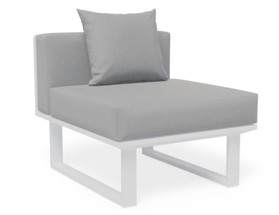 Vivara Sofa - White - Modular Section E - No Arm 