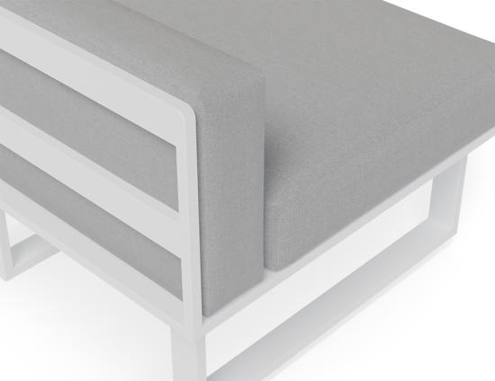 Vivara Sofa - White - Modular Section E - No Arm 