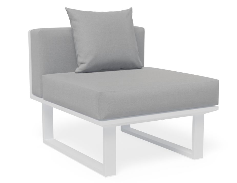 Vivara No Arm Sofa White
