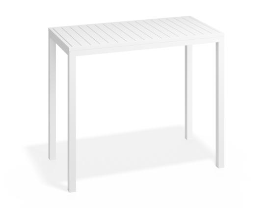 Halki Table - Outdoor - High Bar - 125cm x 65cm - White