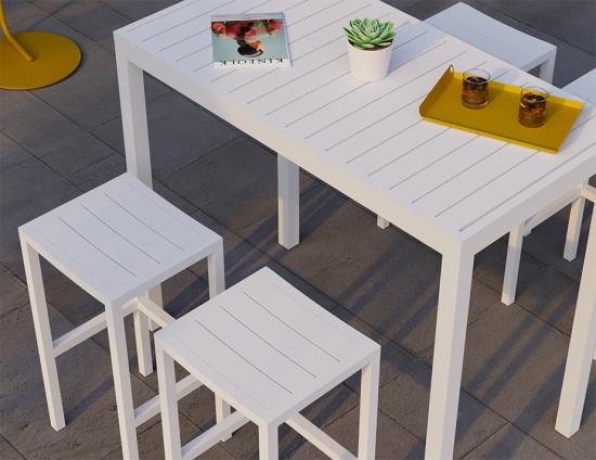 Halki Stool - Outdoor - White 