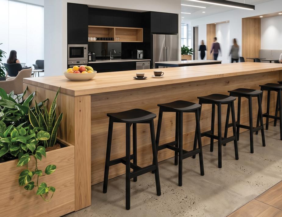 Andi Modern Black Bar Stool