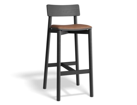 Andi Bar Stool - Black - Upholstered