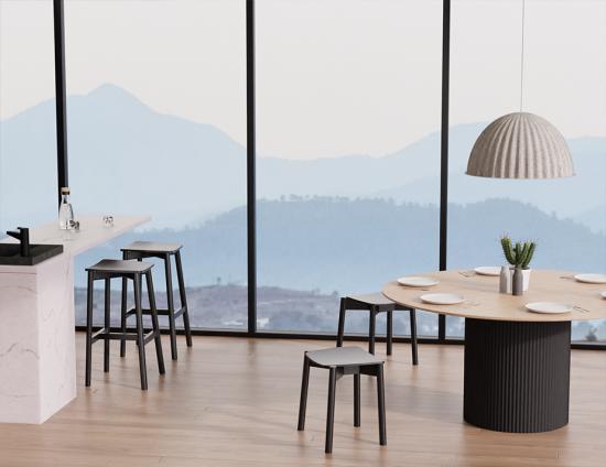 Andi Low Stool - Black