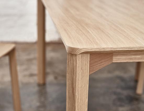 Lasu Dining Table - Natural Oak -  200cm X 100cm - by TON