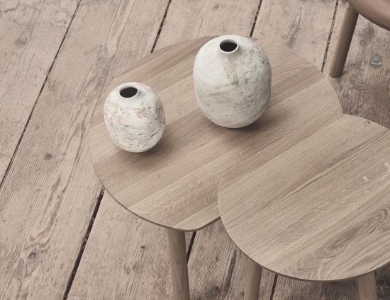 YYY Coffee Table - Natural Oak - Round 80cm - by TON